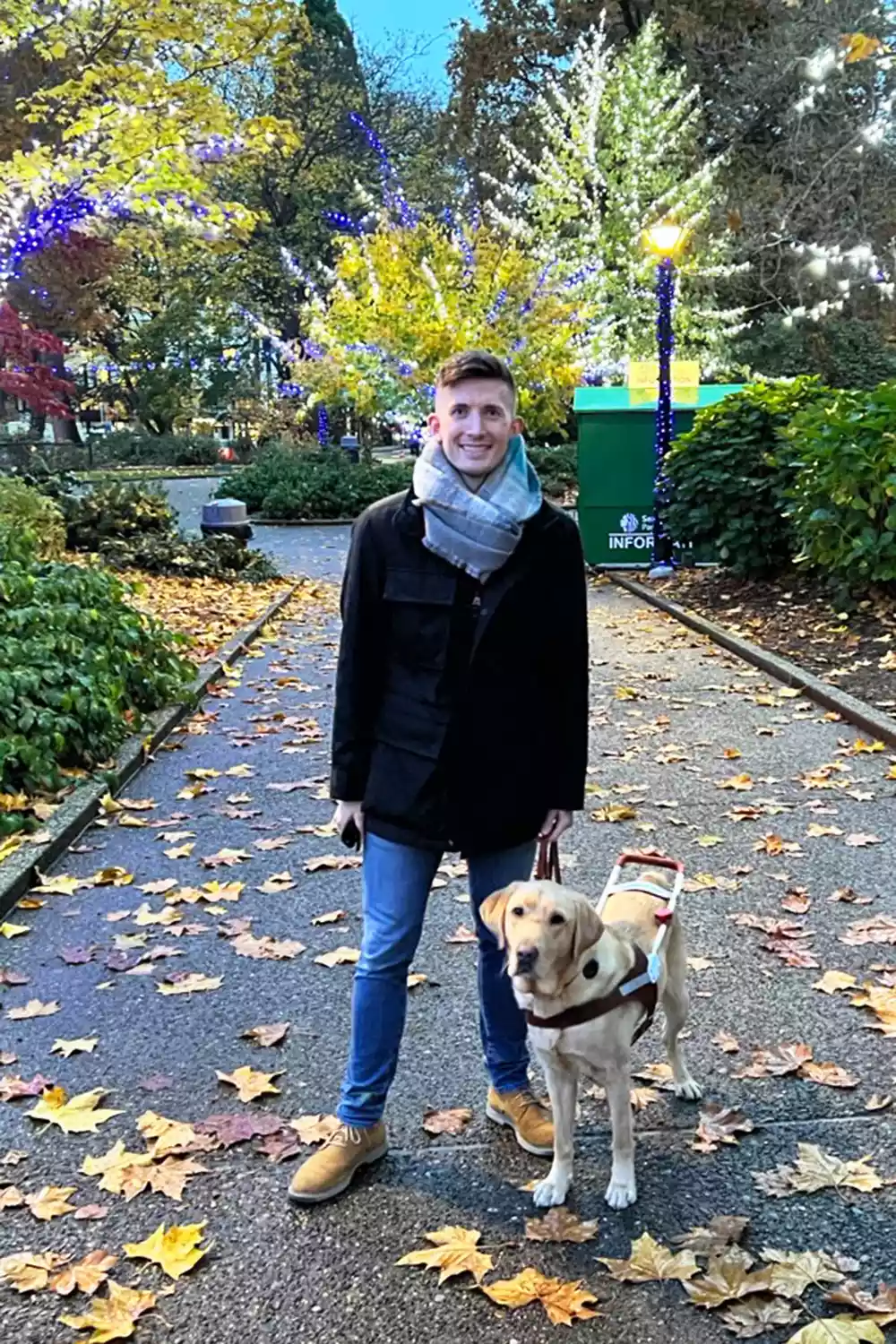 TikToker Paul Shares the Reality of Living with Blindness — and Why Fake Service Dog Vests Are So Dangerous